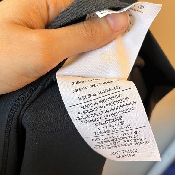 Arc'teryx Black Jelena Maxi Stretchy Dress - Small - Picture 7 of 8